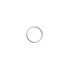 zilver-12 Sleutelhanger ring 12MM