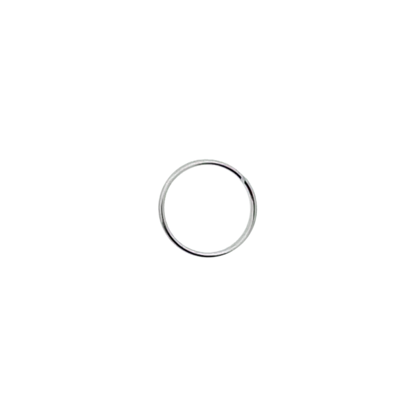 zilver-12 Sleutelhanger ring 12MM