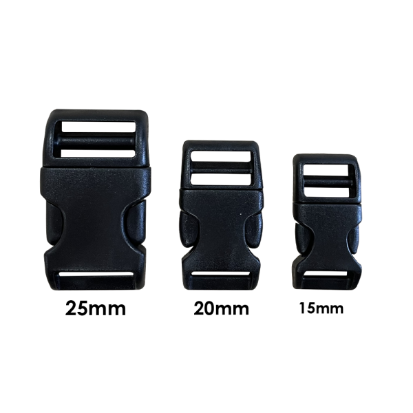 pom buckle allemaal POM Buckle 25MM Zwart