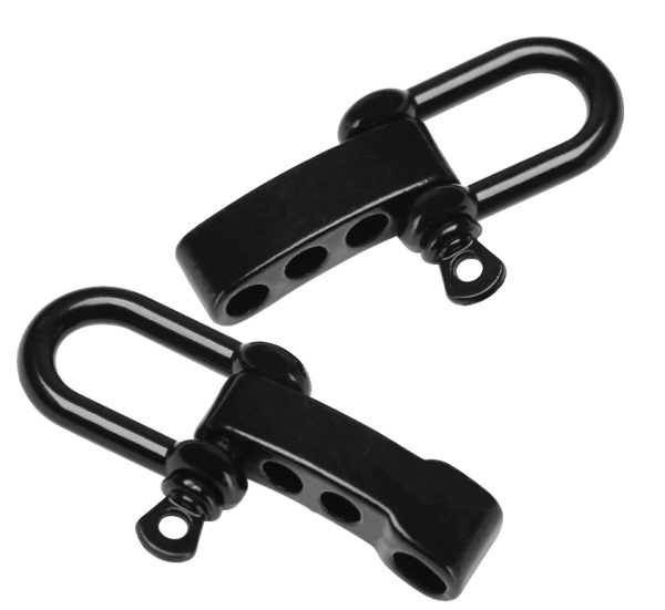 Paracord D sluiting verstelbare Shackle 11MM Zwart Paracord D sluiting verstelbare Shackle 11MM Zwart