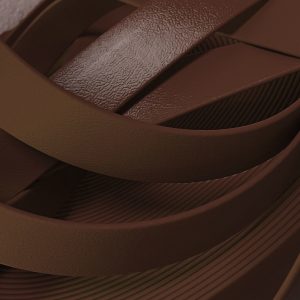 Biothane 25MM Donkerbruin (BR523)