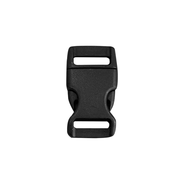 buckle-zwart-15mm plastica buckle steeksluiting 15MM Zwart