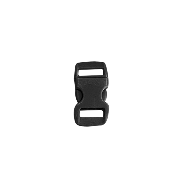 buckle-zwart-10mm plastica buckle steeksluiting 10MM Zwart