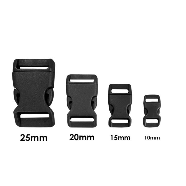 Fibbia in plastica 20MM Nero Fibbia in plastica 20MM Nero