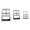 gesp-zilver-allemaal Fibbia per cintura 25MM Nickel Dubbele bar