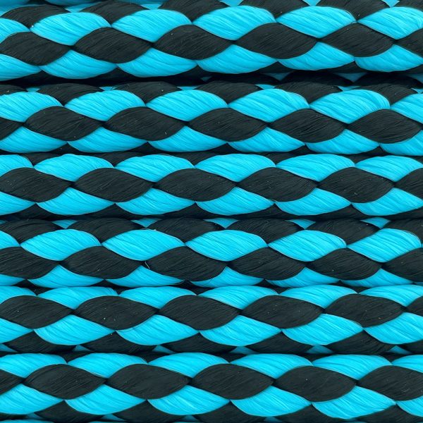 10MM Nylon Guinzaglio per cani Cyan scuro Checkers 10MM Nylon Guinzaglio per cani Cyan scuro Checkers