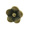 Perlina scorrevole fiore Bronzo
