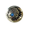 Concho indiaan Argento 30MM Concho indiaan Argento 30MM