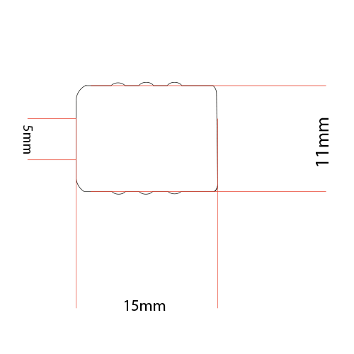 Koordeind zwart plat Koordeind zwart plat
