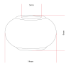 Kraal acrilica Wit Kraal acrilica Wit
