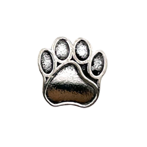 Kraal hondenpoot Argento Paracord Perline a forma di zampa di cane Argento