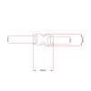 plastica buckle steeksluiting 10MM Groen