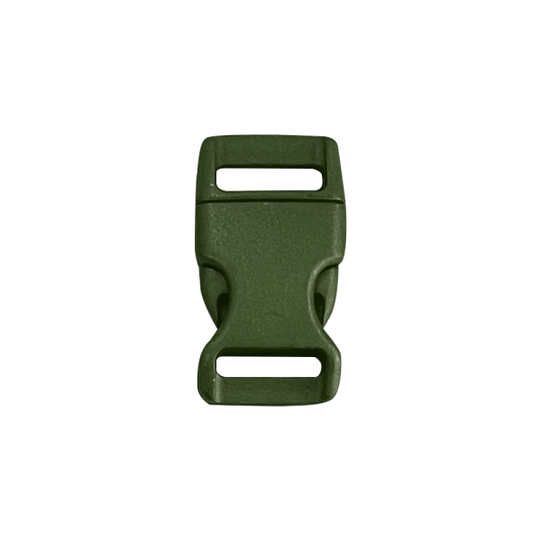 Fibbia in plastica 15MM Verde Fibbia in plastica 15MM Verde