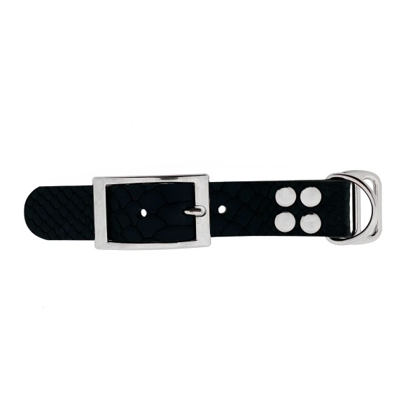 pelle di bufalo adattatore 25MM motivo serpente Nero pelle di bufalo adattatore 25MM motivo serpente Nero