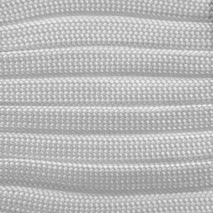 Paracord 550 type III Wit plat/zonder kern Paracord 550 type III Wit plat/zonder kern