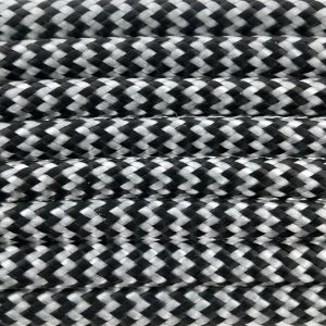 Paracord 550 type III Wit & Zwart Shockwave Paracord 550 type III Wit & Zwart Shockwave