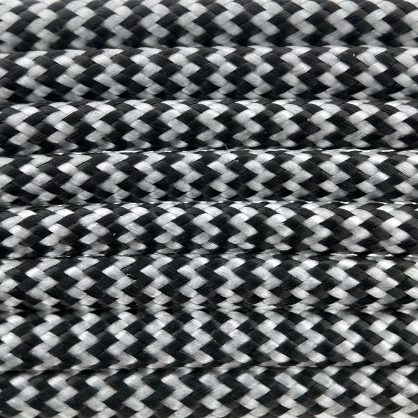Paracord 550 type III Wit & Zwart Shockwave