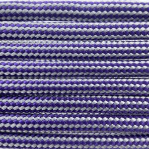 Paracord 550 tipo III Lila Argento Stripes