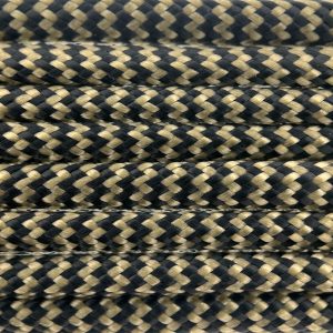 Paracord 550 type III Oro & Zwart Shockwave Paracord 550 type III Oro & Zwart Shockwave