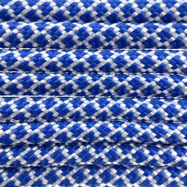 Paracord 550 type III Wit / Royal Blauw Diamond Paracord 550 tipo III Bianco / Royal Blu Diamond