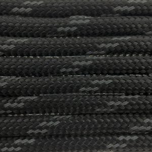 Paracord 550 tipo III Nero Reflective
