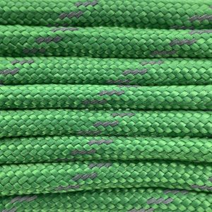 Paracord 550 tipo III Grass Verde Reflective