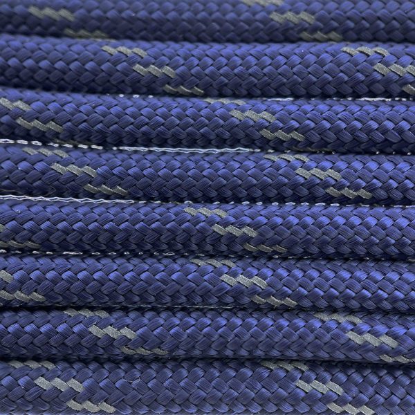 Paracord 550 tipo III Navy Blu Reflective