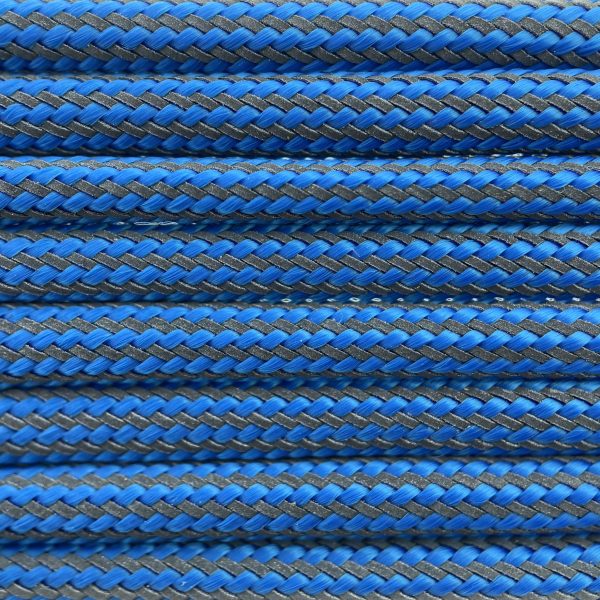 Paracord 550 tipo III Ultra reflective Greece Blu striped Paracord 550 tipo III Ultra reflective Greece Blu striped