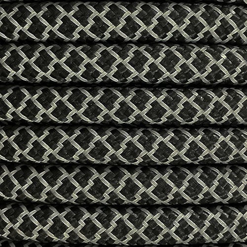 10MM PPM Touw Ultra reflective & Zwart Diamond 10MM PPM Touw Ultra reflective & Zwart Diamond