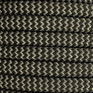 10MM PPM Touw Ultra reflective & Zwart Shockwave 10MM PPM Touw Ultra reflective & Zwart Shockwave