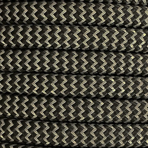 10MM PPM Touw Ultra reflective & Zwart Shockwave 10MM PPM Touw Ultra reflective & Zwart Shockwave