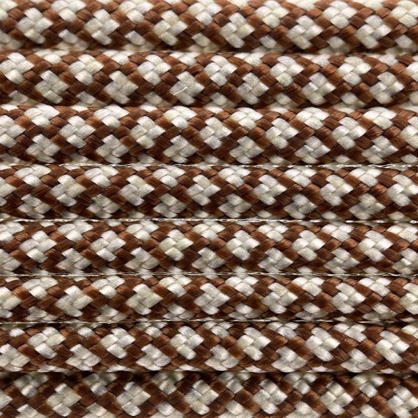 Paracord 550 tipo III chocolate brown / Cream Diamond Paracord 550 tipo III chocolate brown / Cream Diamond