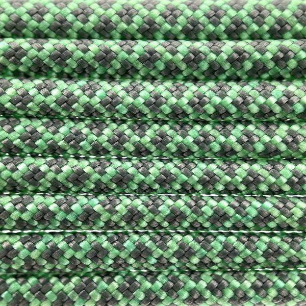Paracord 550 type III Mint / Charcoal Diamond Paracord 550 tipo III Mint / Charcoal Diamond