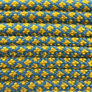 Paracord 550 tipo III caribbean Blu / Goldenrod Diamond Paracord 550 tipo III caribbean Blu / Goldenrod Diamond