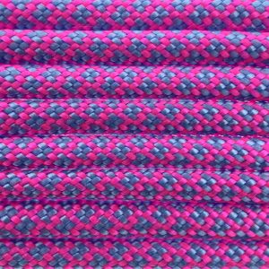 Paracord 550 tipo III Ultra Neon Rosa / Baby Blu Diamond Paracord 550 tipo III Ultra Neon Rosa / Baby Blu Diamond