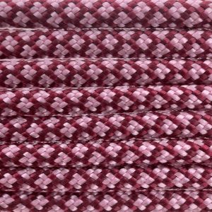 Paracord 550 tipo III Burgundy / lavender Rosa Diamond Paracord 550 tipo III Burgundy / lavender Rosa Diamond