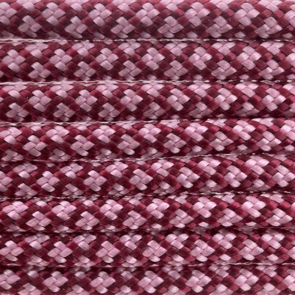 Paracord 550 tipo III Burgundy / lavender Rosa Diamond Paracord 550 tipo III Burgundy / lavender Rosa Diamond