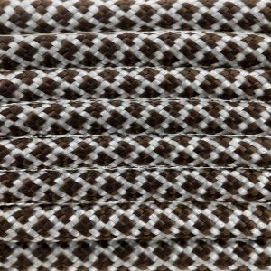 Paracord 550 tipo III Bianco / Walnut Diamond