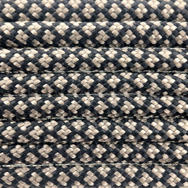 Paracord 550 tipo III Nero / Tan Diamond