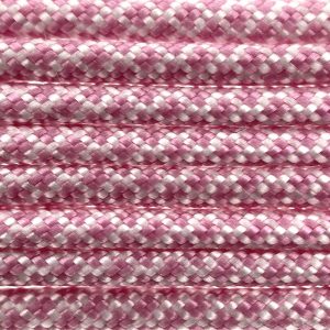 Paracord 550 tipo III Bianco / lavender Rosa Diamond