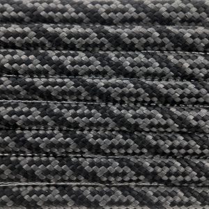 Paracord 550 tipo III Charcoal Grigio / Nero Helix DNA