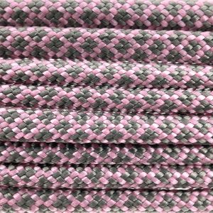 Paracord 550 tipo III lavender Rosa / Charcoal Diamond Paracord 550 tipo III lavender Rosa / Charcoal Diamond