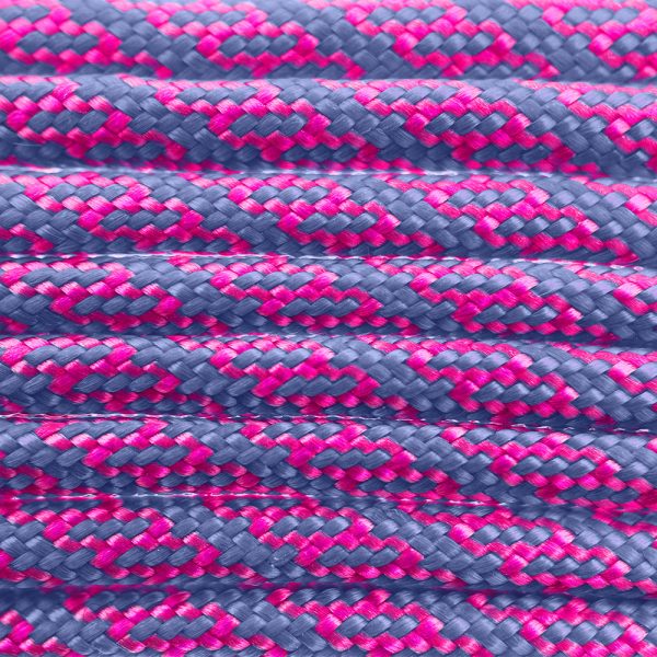 Paracord 550 tipo III Ultra Neon Rosa / Baby Blu Helix DNA Paracord 550 tipo III Ultra Neon Rosa / Baby Blu Helix DNA