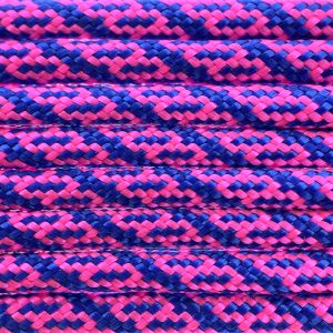 Paracord 550 tipo III Ultra Neon Rosa & Electric Blu Helix Paracord 550 tipo III Ultra Neon Rosa & Electric Blu Helix