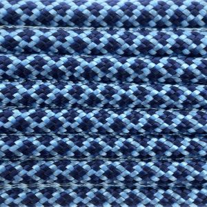 Paracord 550 tipo III Baby Blu / Midnight Blu Diamond Paracord 550 tipo III Baby Blu / Midnight Blu Diamond