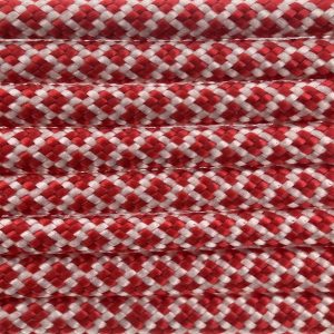 Paracord 550 tipo III Cream / Imperial Rosso Diamond Paracord 550 tipo III Cream / Imperial Rosso Diamond