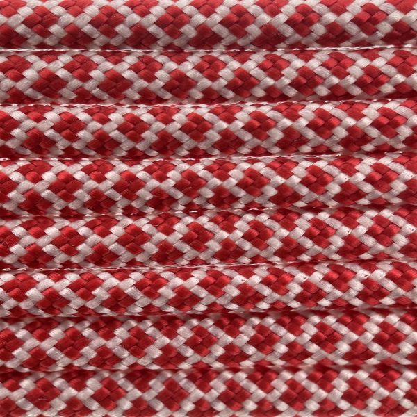 Paracord 550 tipo III Cream / Imperial Rosso Diamond Paracord 550 tipo III Cream / Imperial Rosso Diamond