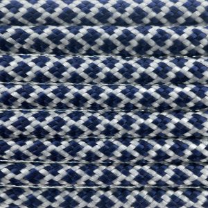 Paracord 550 tipo III Cream / Midnight Blu Diamond Paracord 550 tipo III Cream / Midnight Blu Diamond