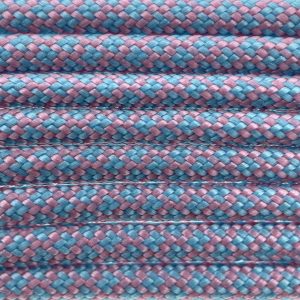 Paracord 550 tipo III Lavender Rosa / Neon Turquoise Diamond Paracord 550 tipo III Lavender Rosa / Neon Turquoise Diamond