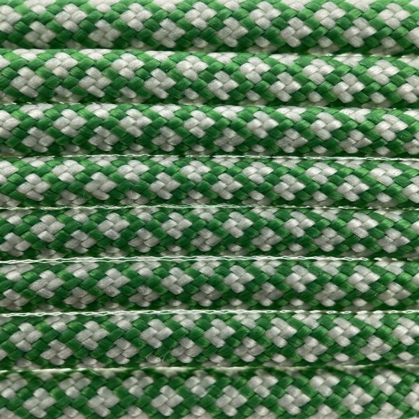 Paracord 550 tipo III Kelly Verde / Cream Diamond Paracord 550 tipo III Kelly Verde / Cream Diamond